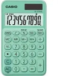 Casio Taschenrechner SL 310UC, gr&uuml;n, 8-stelliges extra gro&szlig;es Display