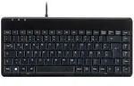 Perixx PERIBOARD-409 U, DE, Mini USB-Tastatur, schwarz
