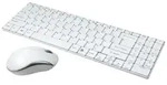 LogiLink Combo Set mit Autolink Tastatur-und-Maus-Set kabellos 2.4 GHz Deutsch Wei&szlig;