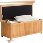 CLP Teak Auflagenbox Odessa Holz HBT: 60x62x120 cm teak 160 cm