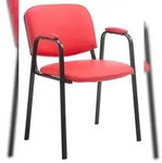 CLP Stapelstuhl Ken Pro Kunstleder Kunstleder HBT: 79x53x55 cm rot