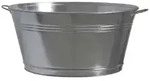 SIENA GARDEN Zinkwanne, silber, &Oslash;51x25 cm