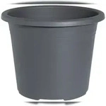 GELI Cylindro Blumentopf Anthrazit &ndash; &Oslash;25cm Kunststoff Pflanztopf 5.5L