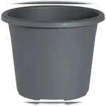 GELI Cylindro Blumentopf Anthrazit &ndash; &Oslash;20cm Kunststoff Pflanztopf 3L
