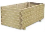 vidaXL Hochbeet 100x50x40 cm Holz Rechteckig