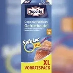 Toppits Doppelverschlu&szlig;-Gefrierbeutel, XL Vorratspack, 1 L, 36 St&uuml;ck