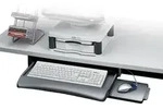 Fellowes93804 Fellowes Tastaturschublade mit Mausablage, graphit