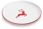 Gmundner Keramik Rubinroter Hirsch, Speiseteller Cup (&Oslash; 25cm)