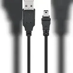 Goobay 50768 USB 2.0 Hi-Speed Kabel, Schwarz, 3 m - USB 2.0-Stecker (Typ A) >...