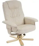 Mendler Relaxsessel Fernsehsessel Sessel ohne Hocker M56 Kunstleder