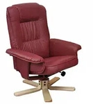 Mendler Relaxsessel Fernsehsessel Sessel ohne Hocker M56 Kunstleder