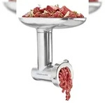 KitchenAid Ganzmetall Fleischwolf 5KSMMGA, silber
