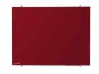 Legamaster Glasboard Colour 100x150 cm rot magnethaftende Glasoberfläche, inkl.
