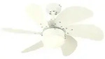 Westinghouse Deckenventilator Turbo Swirl Wei&szlig; 76 cm mit Licht 76