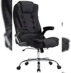 CLP B&uuml;rostuhl Thor Stoff Stoff HBT: 113x69,5x78 cm schwarz