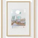 walther + design Lifestyle Kunststoff Bilderrahmen 24x30 cm GOLD
