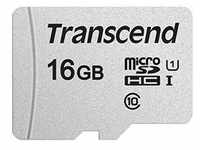 Transcend SD microSD Card 16GB SDHC USD300S-A w/Adapter Micro 16 GB