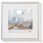 walther + design Lifestyle Kunststoff Bilderrahmen 20x20 cm SILBER