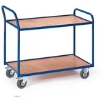 Rollcart 2 Etagen Tischwagen 08-7426, Ladefl&auml;che 990x590mm, Tragkraft 300 kg, blau