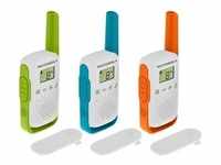 Motorola T42 Funksprechgerät 16 Kanäle Blau, Grün, Orange, Weiß
