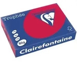 Clairefontaine Kopierpapier Trophee, DIN A4, 80 g/qm, kirschrot, f&uuml;r Laser- und