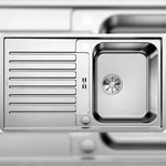 BLANCO GmbH + Co KG BLANCO CLASSIC Pro 45 S-IF Flachrandsp&uuml;le Edelst. Seidengl.