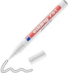 edding 751 Permanent Lackmarker Wei&szlig; Fein Rundspitze 1 - 2 mm Wasserbest&auml;ndig