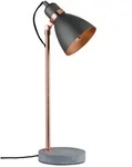 Paulmann Neordic Tischleuchte Orm E27 max. 20W Grau Kupfer matt Metall Beton 79624