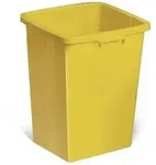 Mehrzweckbeh&auml;lter, 90 l - gelb, BxTxH: 490x490x610 mm