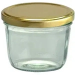 50er Set Sturzglas 230 ml Marmeladenglas Einmachglas Einweckglas To 82 goldener