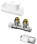 Oventrop Thermostat-Set Multiblock-T Eckform, wei&szlig;