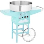 Royal Catering Zuckerwattemaschine mit Wagen - 52 cm - 1200 W - t&uuml;rkis -