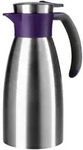 Emsa Soft Grip Isolierkanne, 1 Liter, Edelstahl, 12 Stunden hei&szlig; + 24 Stunden kalt,