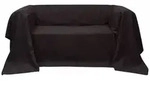 vidaXL Micro-Suede Sofa&uuml;berwurf Tagesdecke Braun 210 x 280 cm