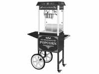 Royal Catering Popcornmaschine mit Wagen - Retro-Design - schwarz - Royal...