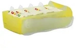 HAN Karteikasten CROCO 998-653 DIN A8 PP gelb transluzent