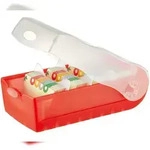 HAN 998-617D 1 STK Lernkartei CROCO transluzent-rot Karteikasten