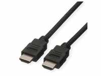 ROLINE HDMI High Speed Kabel mit Ethernet, LSOH, schwarz, 3 m