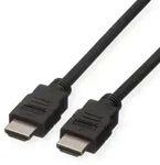 ROLINE HDMI High Speed Kabel mit Ethernet, LSOH, schwarz, 3 m
