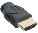 InLine&reg; 17690A HDMI Adapter, HDMI A Stecker auf Micro HDMI D Buchse, e Kontakte