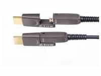 Inakustik 0092431015 HDMI-Kabel 15 m HDMI Typ D (Mikrofon) Anthrazit