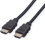 ROLINE HDMI High Speed Kabel mit Ethernet, schwarz, 2 m