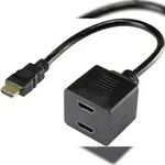 Renkforce HDMI Splitter-Kabel 20 cm