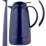 Helios Isolierkanne RELAX PUSH 1,0 l dunkelblau