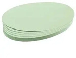 Franken UMZ111919 Moderationskarte - Oval, 190 x 110 mm, hellgr&uuml;n, 500 St&uuml;ck