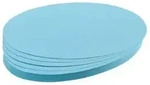 Franken Moderationskarte Oval, 190 x 110 mm, Altpapier, 500 St&uuml;ck, hellblau