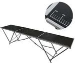 Baumarktplus Tapeziertisch Alu Flohmarkttisch 300x60 cm Klapptisch klappbar mit