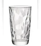 Bormioli Rocco Satz von 6 Gl&auml;sern Diamond Cool Glas, Transparent, Cl 47