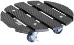 WAGNER Pflanzenroller WPC &Oslash; 29 x 7,5 cm, f&uuml;r au&szlig;en & innen, anthrazit, wetterfest,