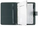 bind Zeitplaner 15501-1 DIN A5 ohne Kalender Lederimitat schwarz